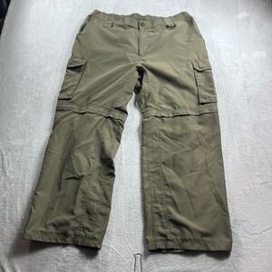 Boy Scouts of America Uniform Switchbacks Pants Women XL Green Convertible Cargo